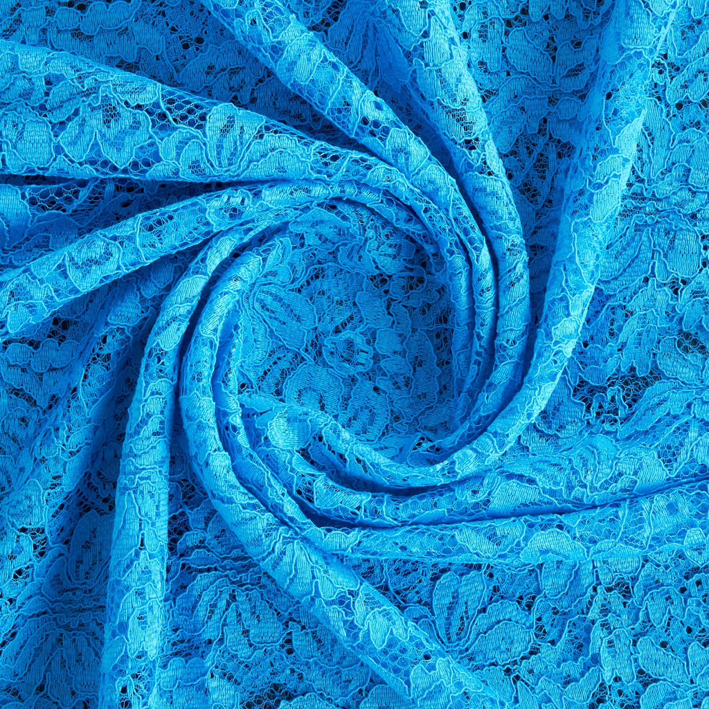 CORDED LACE  | D0113 MODERN BLUE - Zelouf Fabrics