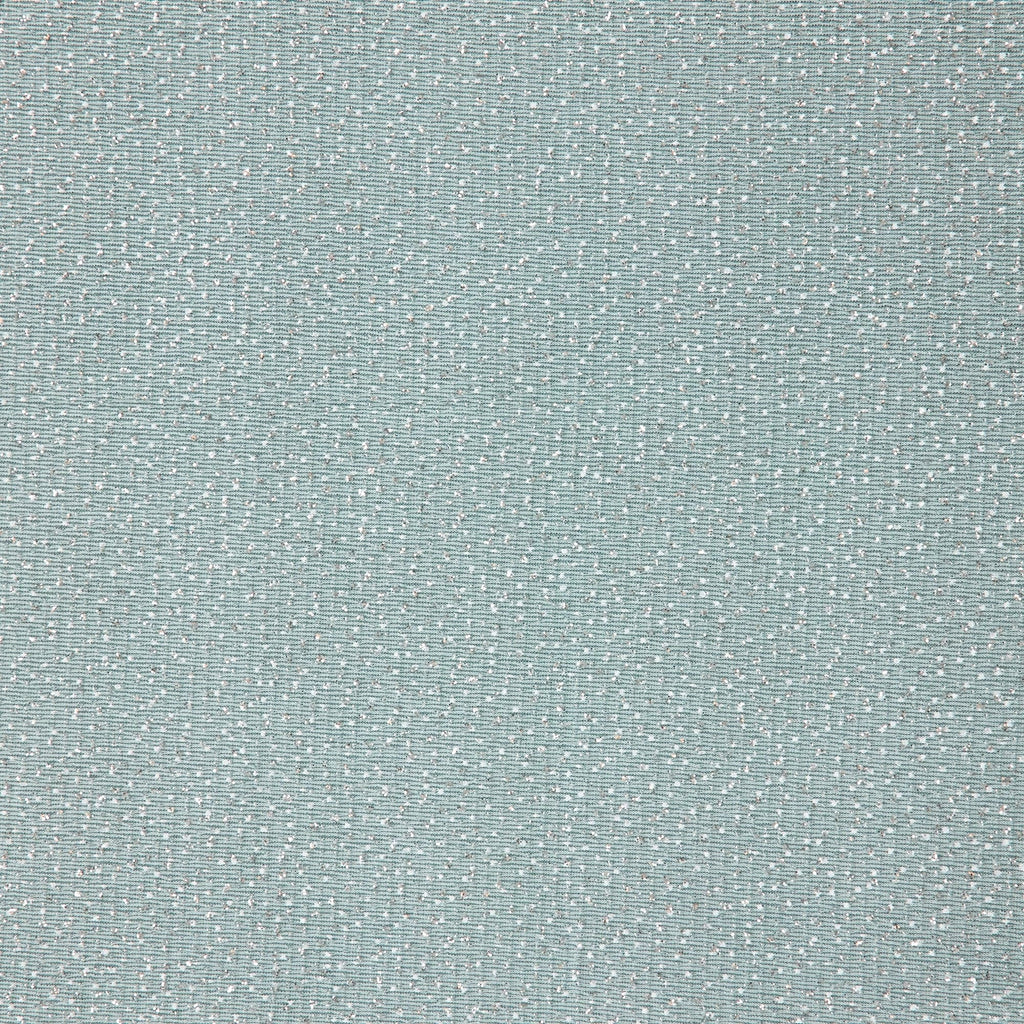 LTBLUE/WHTSLV | 25515-PUFGLIT - NAOMI METALLIC PUFF GLITTER STRETCH KNIT - Zelouf Fabrics