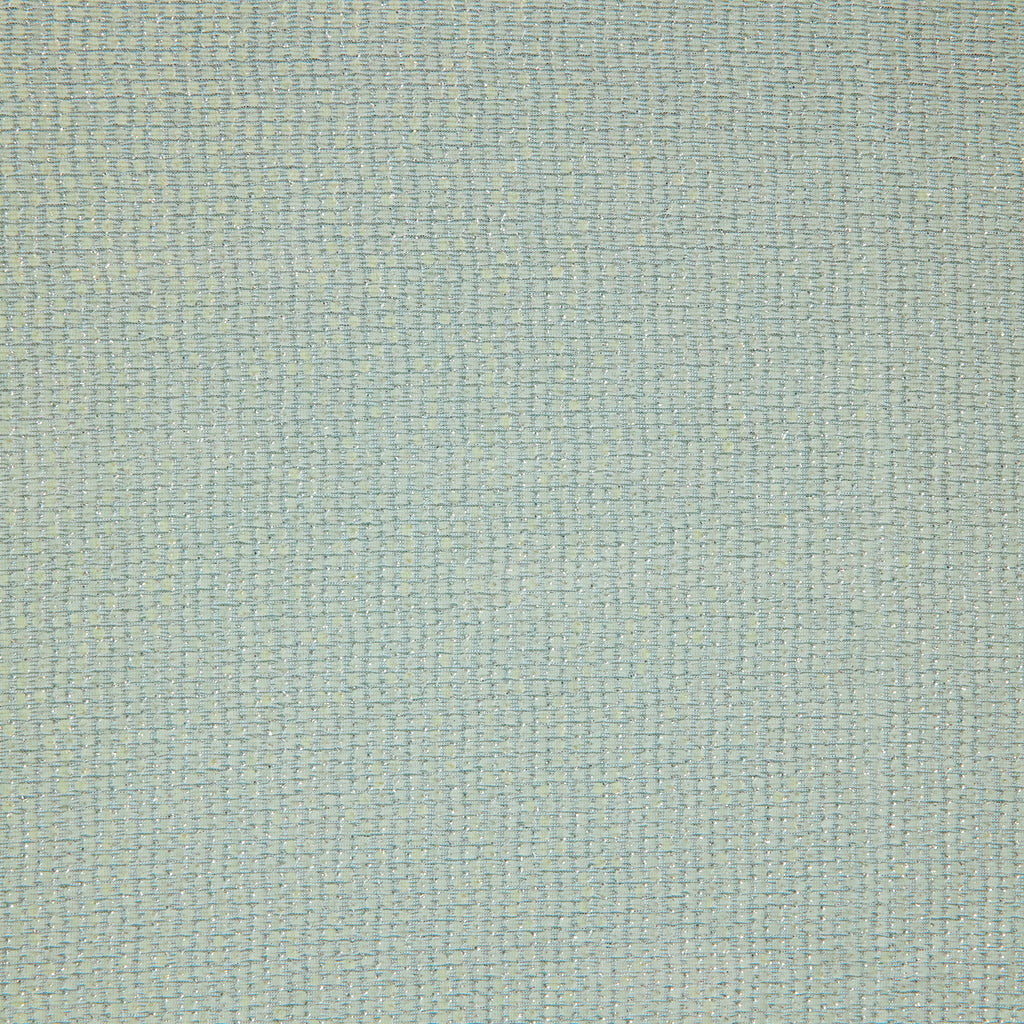 DELICATE AQUA | 25454-CLEAR - STAMP ALL OVER CLEAR TRANS STRETCH KNIT - Zelouf Fabrics