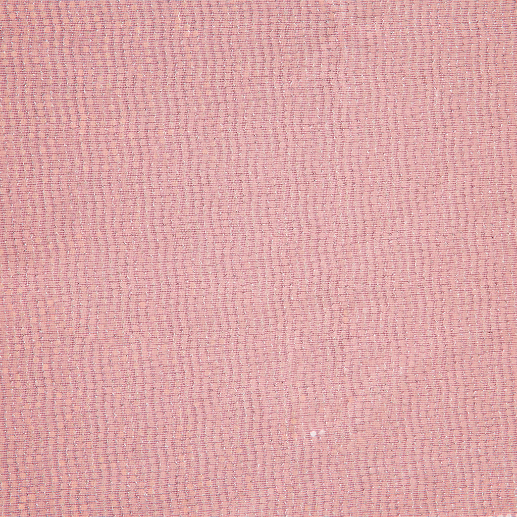 DELICATE PINK | 25454-CLEAR - STAMP ALL OVER CLEAR TRANS STRETCH KNIT - Zelouf Fabrics