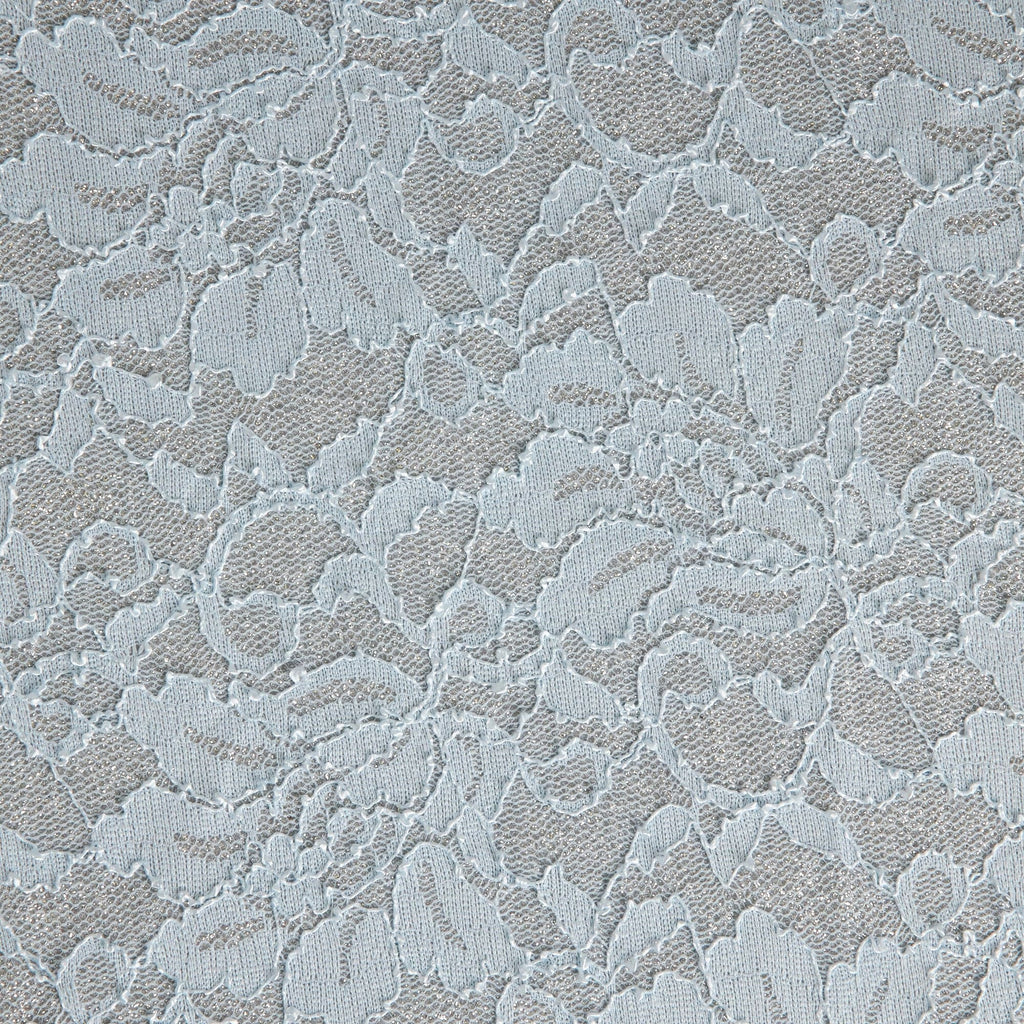 KILO GLITTER FLORAL LACE BONDED JERSEY  | 24387  - Zelouf Fabrics