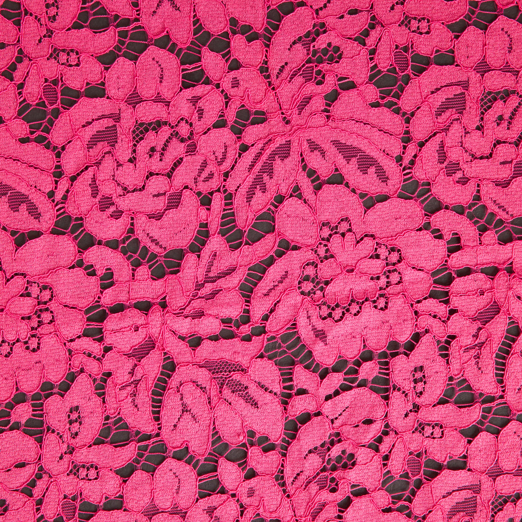 MODERN PINK | 24122 - EVERLY CORDING FLORAL LACE - Zelouf Fabrics
