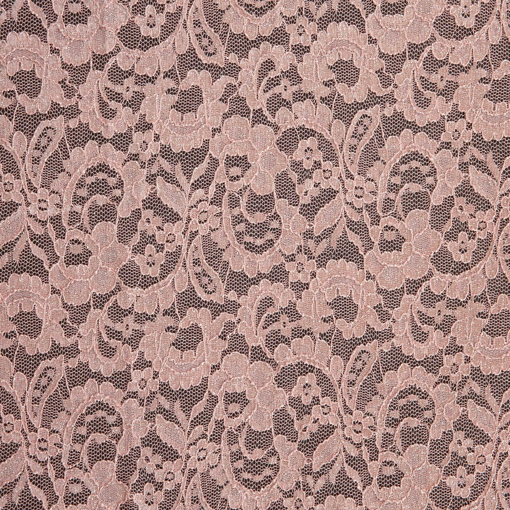PERFECT ROSE | 23073-GLITTER - RAVIE GLITTER LACE - Zelouf Fabrics