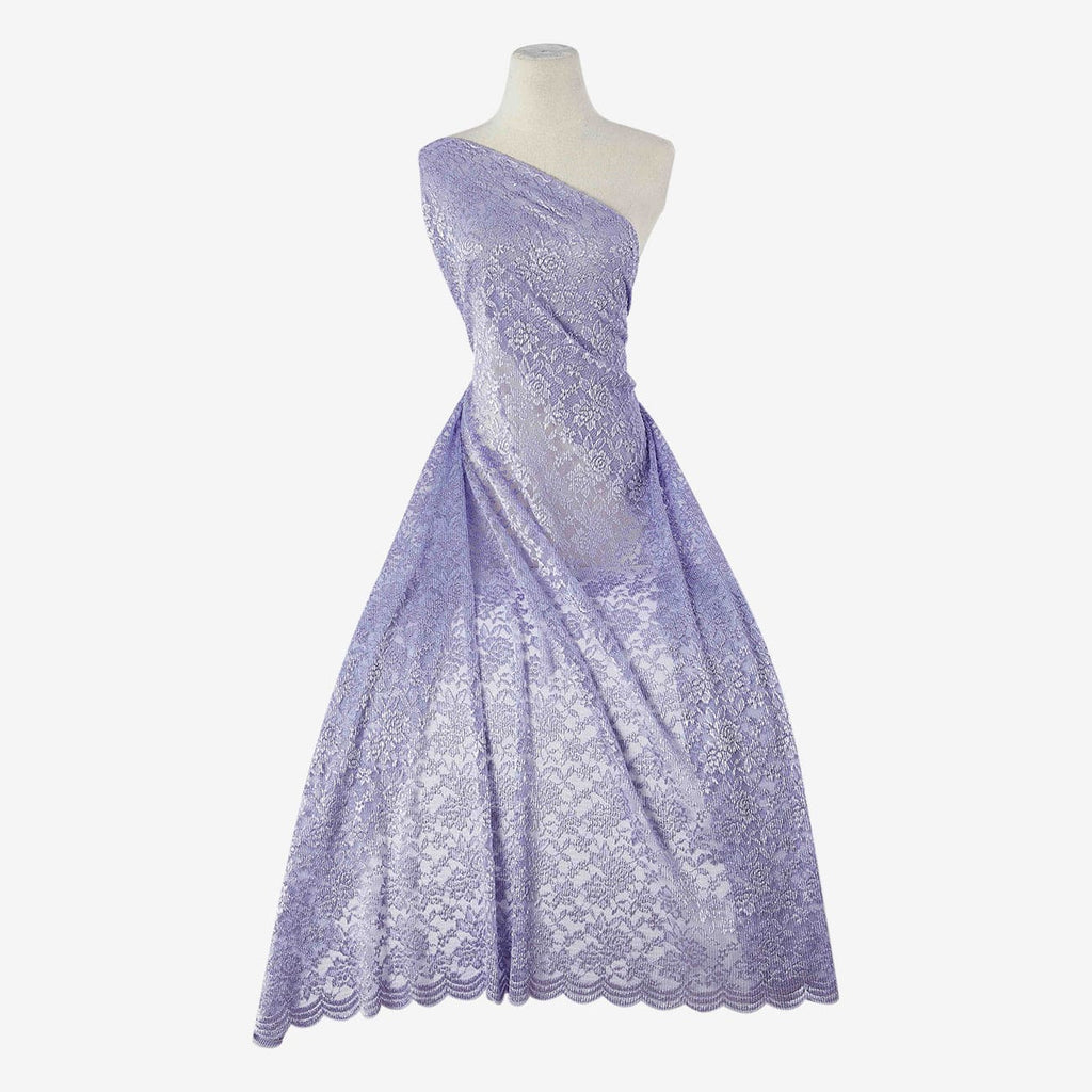 CLASSIC FLORAL LACE | 4428 LILAC - Zelouf Fabrics