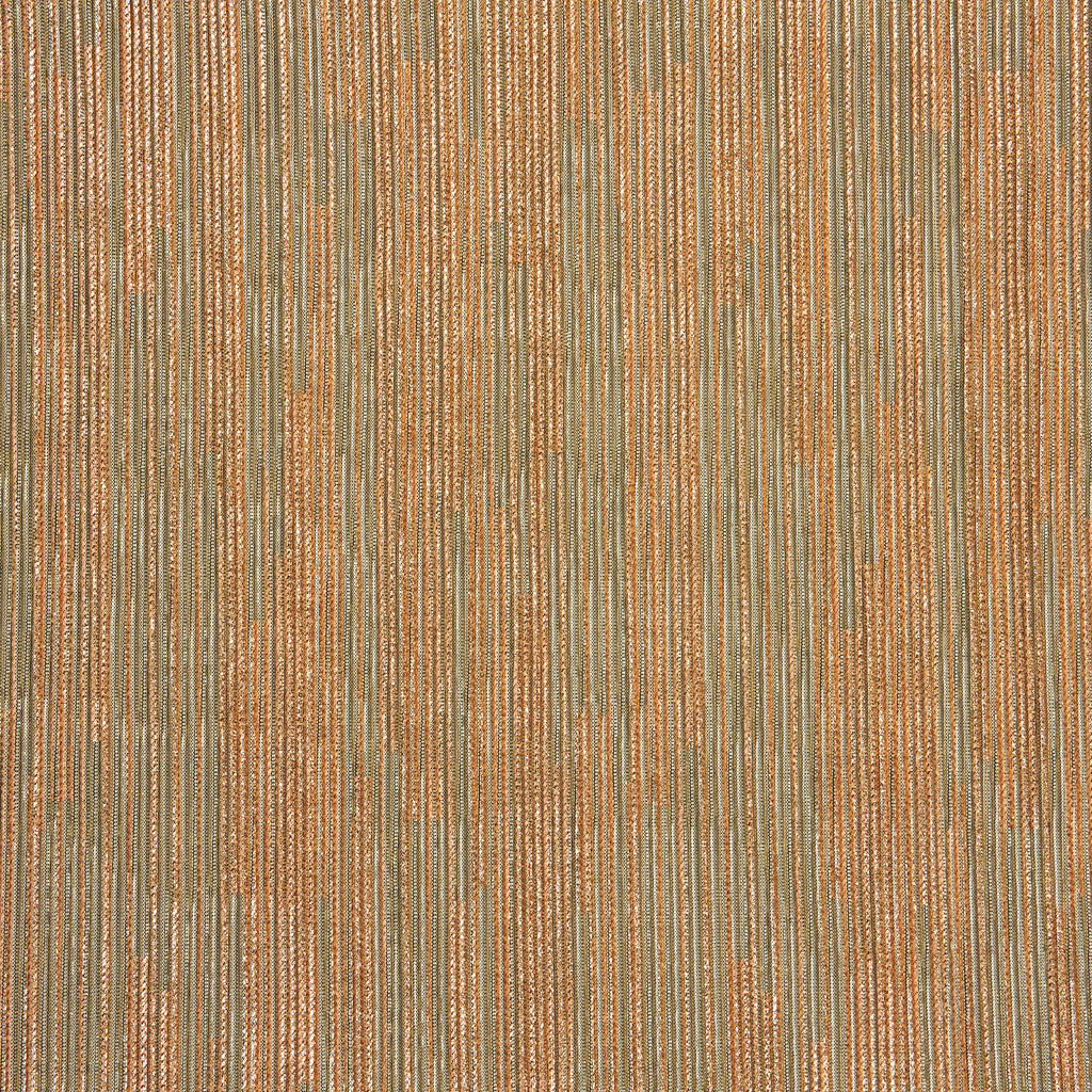 SUNSHINE/APRICOT | 25733 - GISELLA FOIL PRINT LUREX TEXTURE KNIT - Zelouf Fabrics