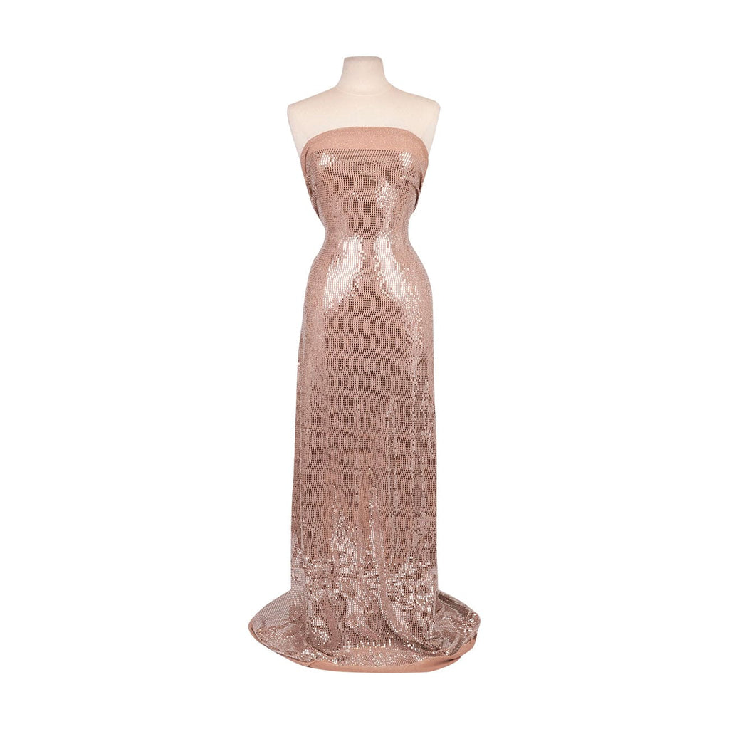 TAUPE/SILVER | 26386 - NATHALIE TRANS LUREX KNIT - Zelouf Fabrics