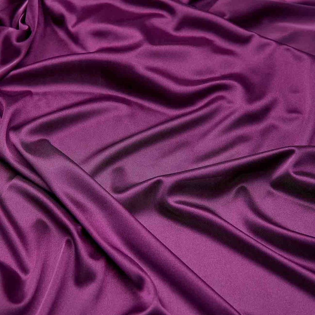 KNIT SATIN LINING | 4564 VIENNA GRAPE - Zelouf Fabrics