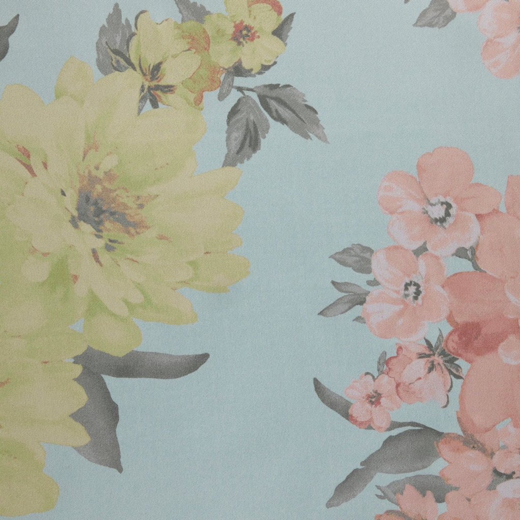 453 BLUE/YELLOW/BLUSH | P0169-4765DP - P0169 PRINT CHINESE MIKADO - Zelouf Fabrics