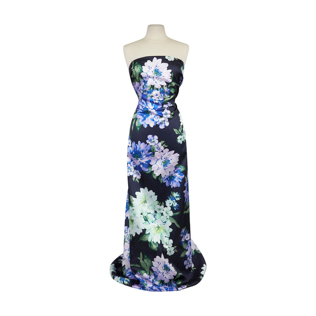 476 NAVY/MINT/PERI | P0169-4765DP - P0169 PRINT CHINESE MIKADO - Zelouf Fabrics
