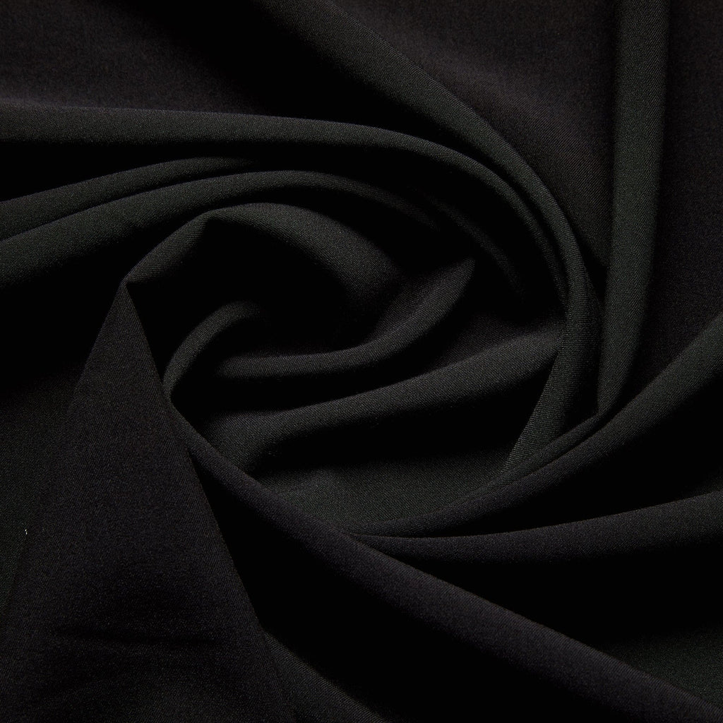 BABY GABERDINE  | 4607 999 BLACK - Zelouf Fabrics