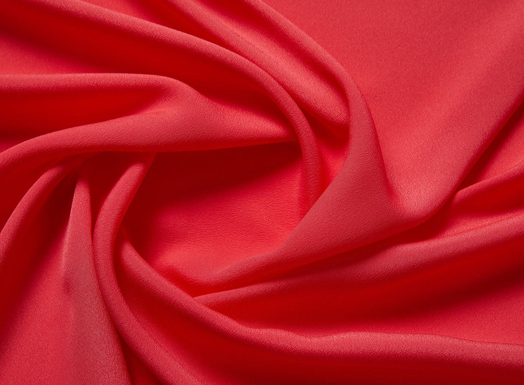 SILKY CDC PRINT  | 4625 888 CORAL - Zelouf Fabrics