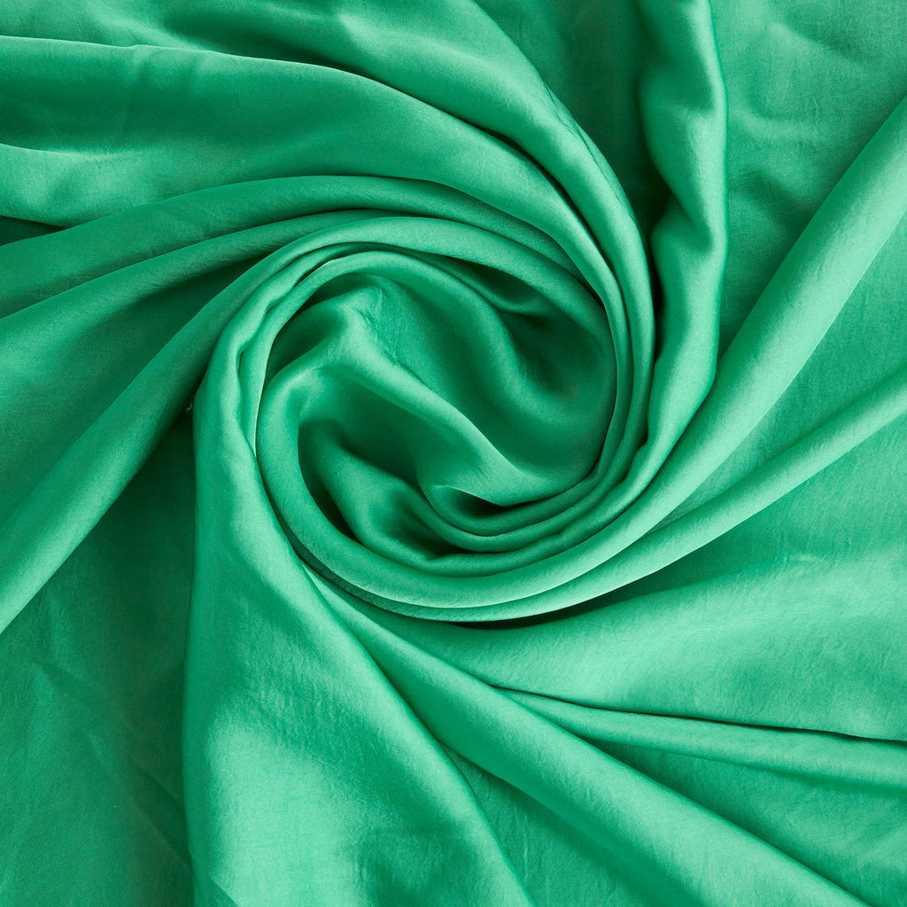 RUMPLE SATIN | D2040 MODERN EMERALD - Zelouf Fabrics