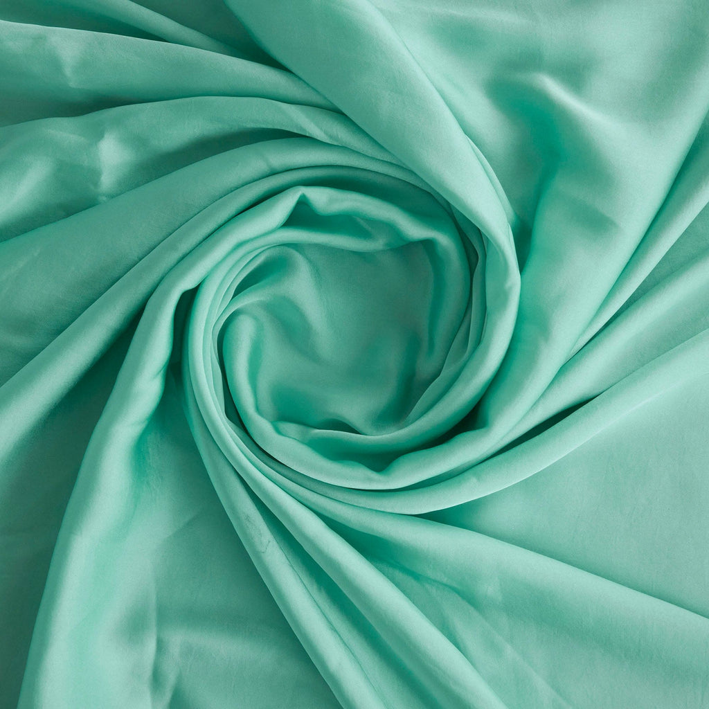 RUMPLE SATIN | D2040 MODERN AQUA - Zelouf Fabrics