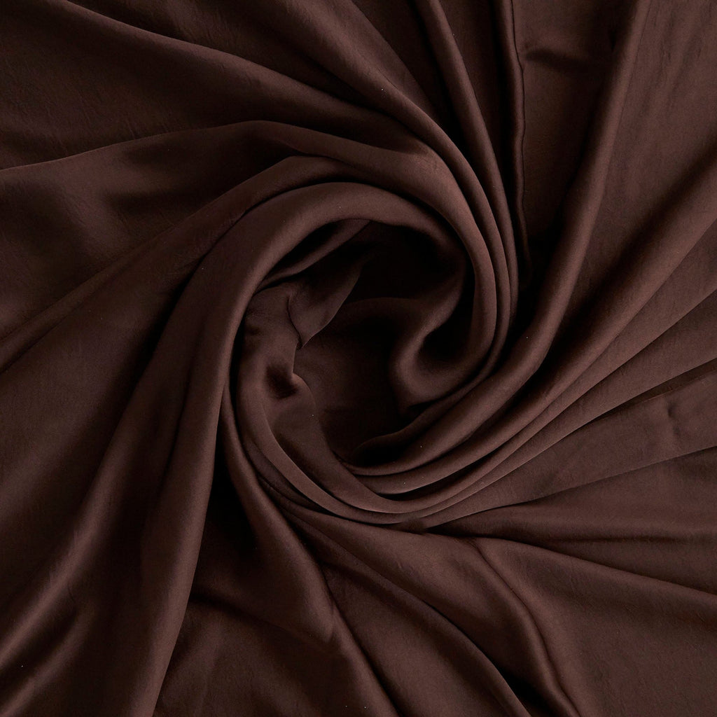 RUMPLE SATIN | D2040 PERFECT COCA - Zelouf Fabrics