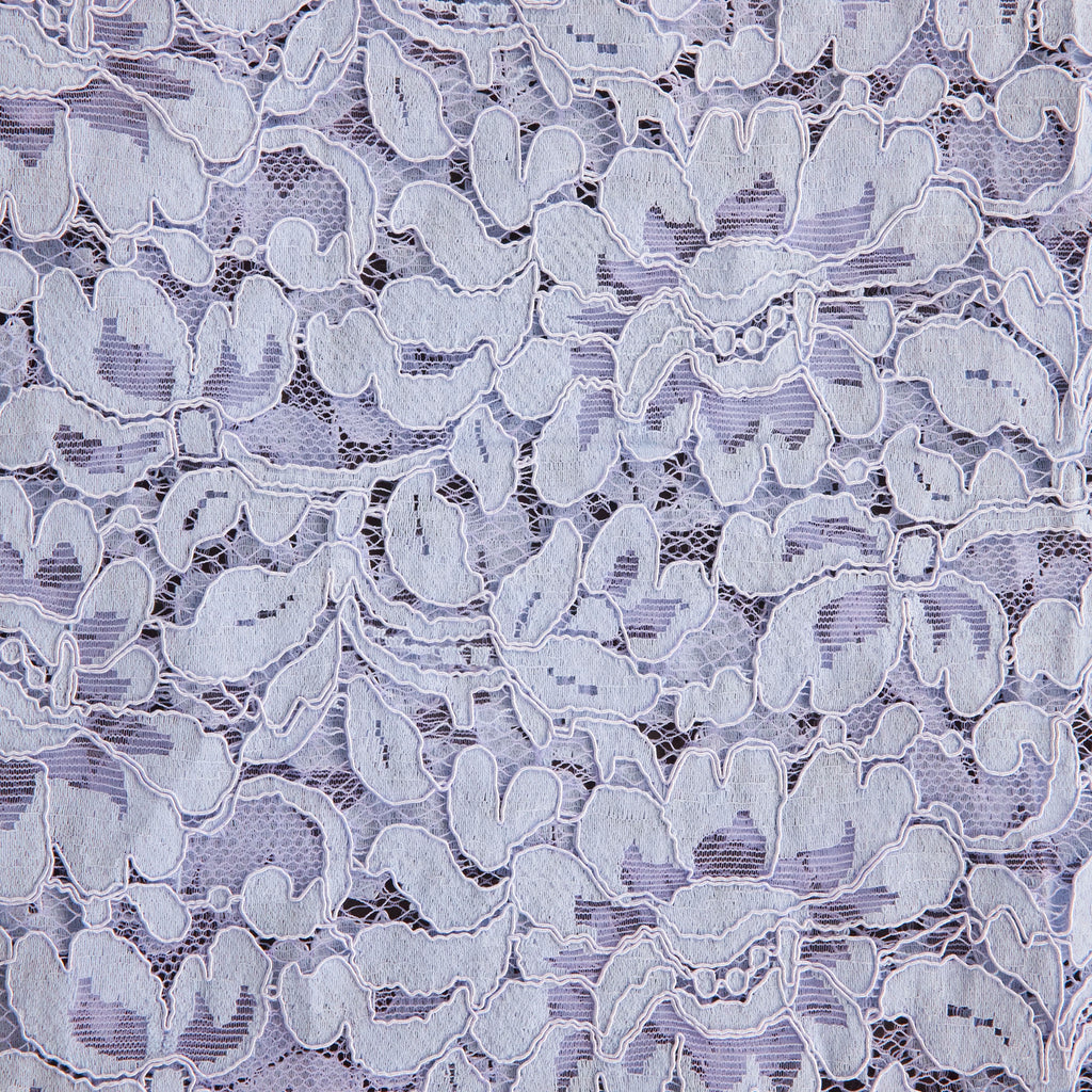 PERI/LAVENDER | 22715 - SAINT LACE  [1 3/4 YRD PANEL] - Zelouf Fabrics