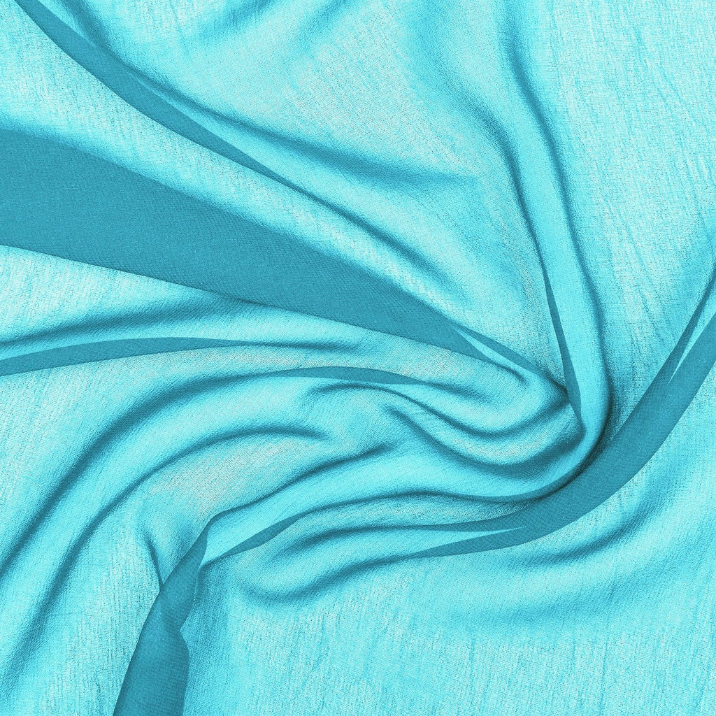LUX MINT | 4835-GREEN - PEARL SILK CHIFFON - Zelouf Fabrics