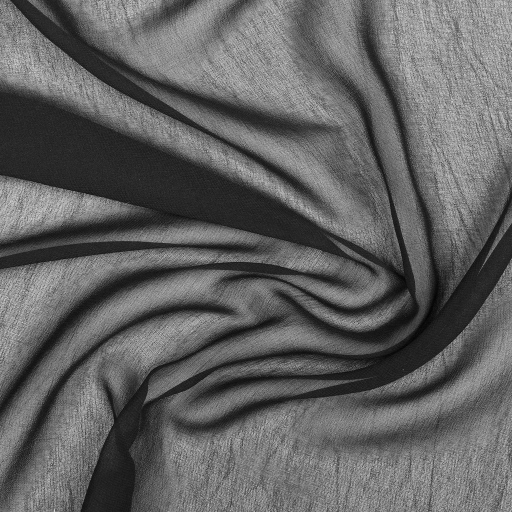 SILVER | 4835-GREY - PEARL SILK CHIFFON - Zelouf Fabrics