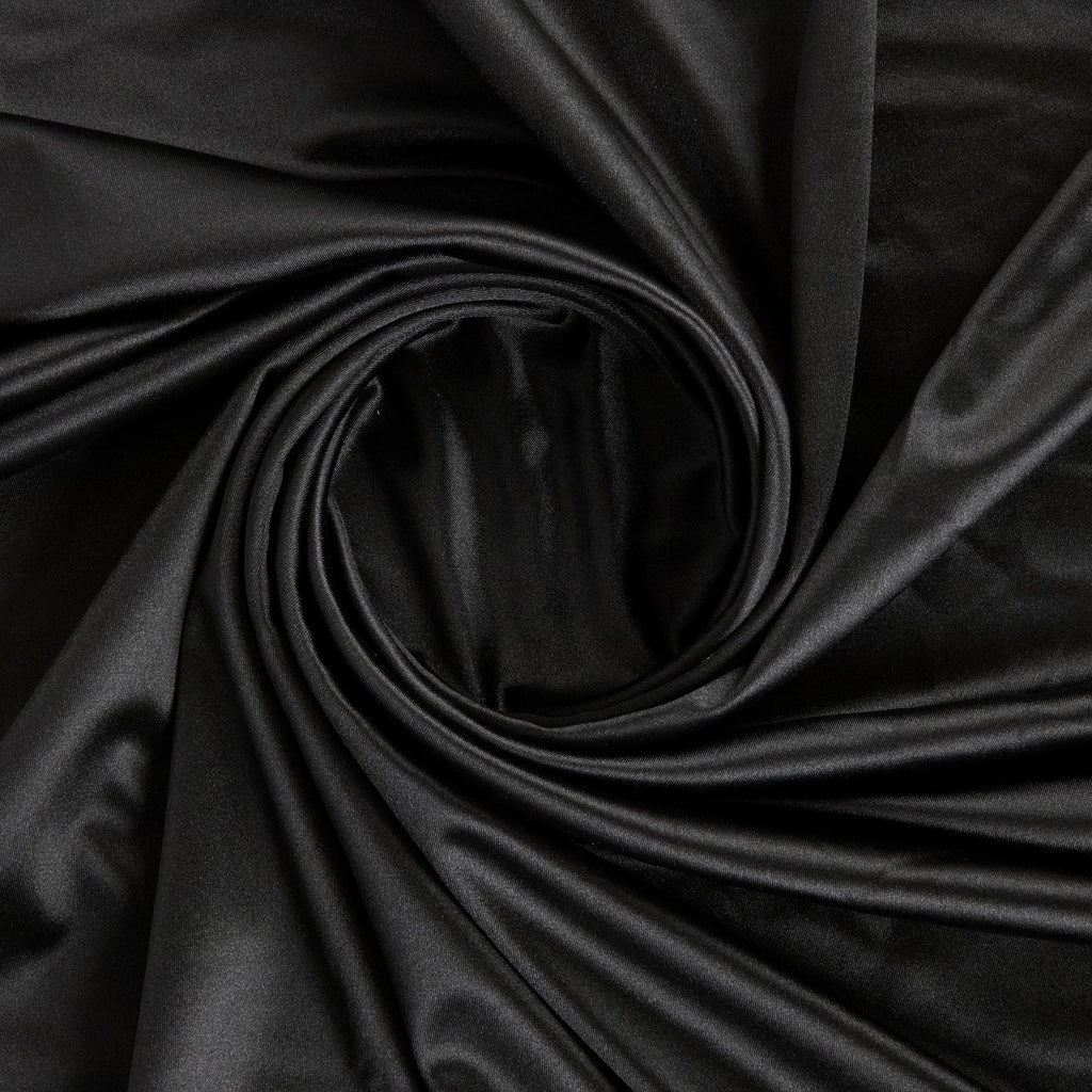 ROYAL SATIN  | 3294 BLACK - Zelouf Fabrics