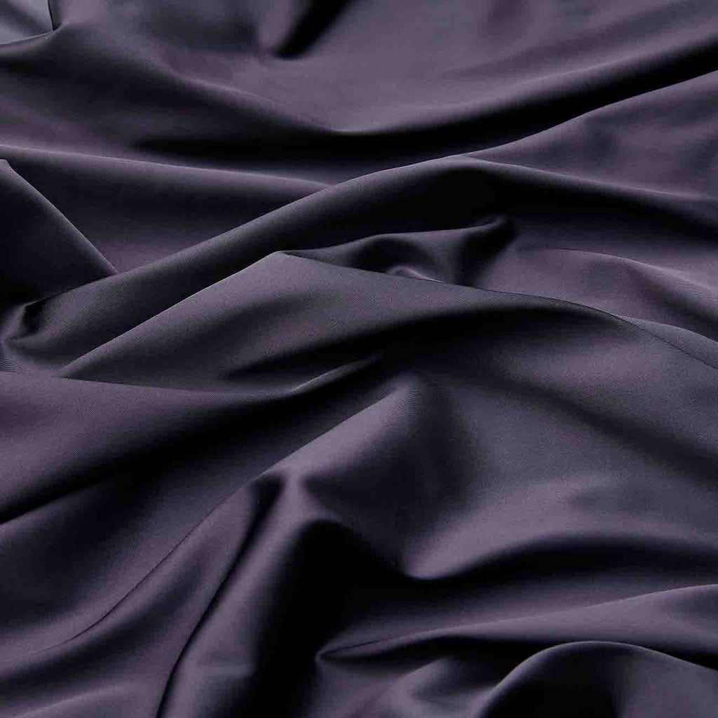 SOLID CATWALK SATIN  | 4875 LH DARK NAVY - Zelouf Fabrics