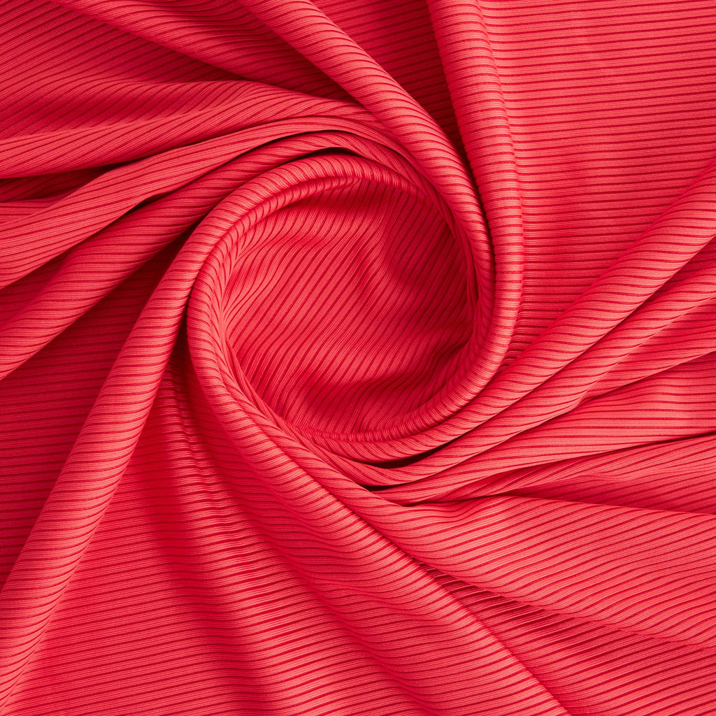 LARISSA RIB KNIT  | 26487 CORAL - Zelouf Fabrics