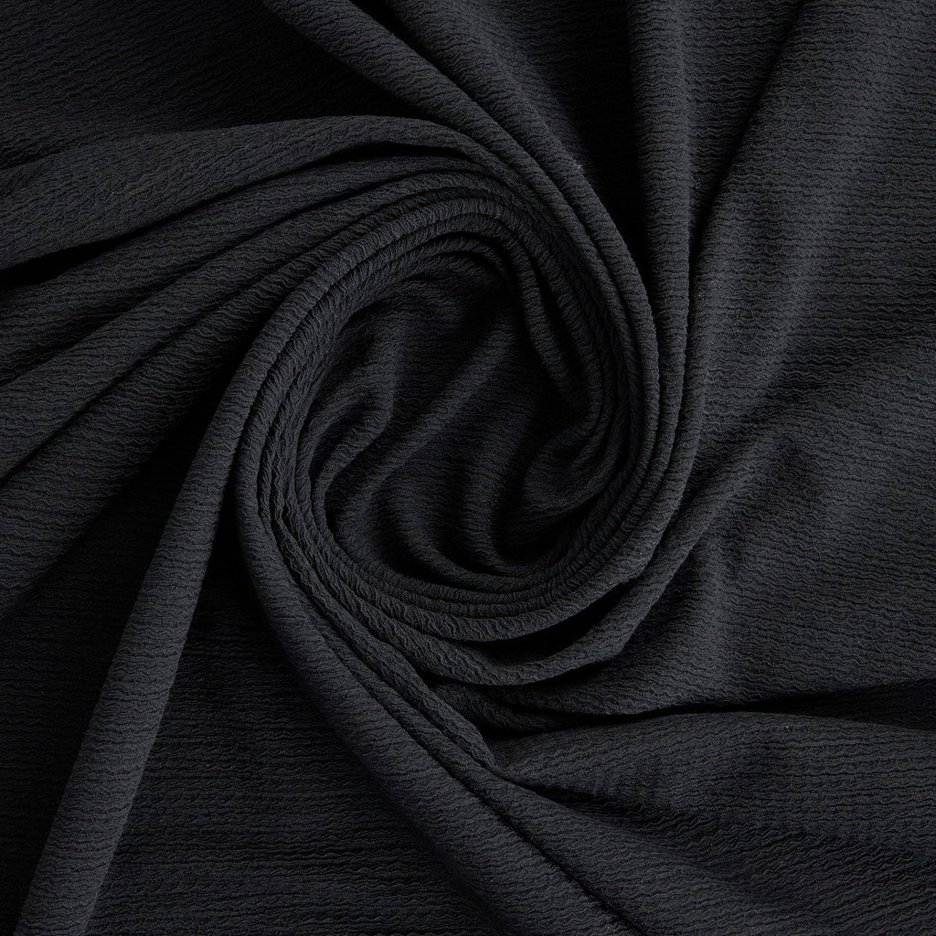 SARAH MINI CHEVRON KNIT  | 26141 BLACK - Zelouf Fabrics