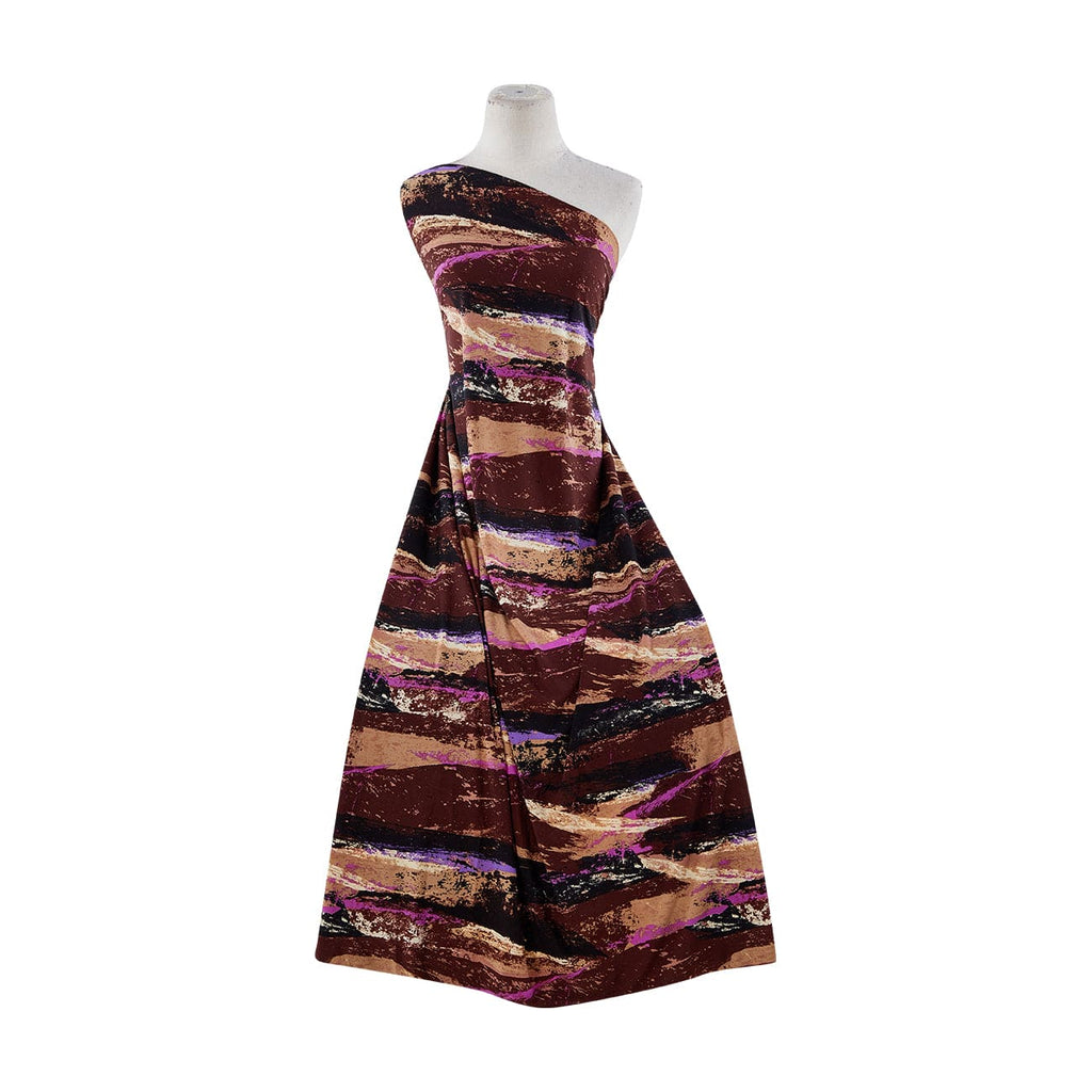 622 TAN/PURPLE | 50005-1181 - PRINT ON ITY - Zelouf Fabrics