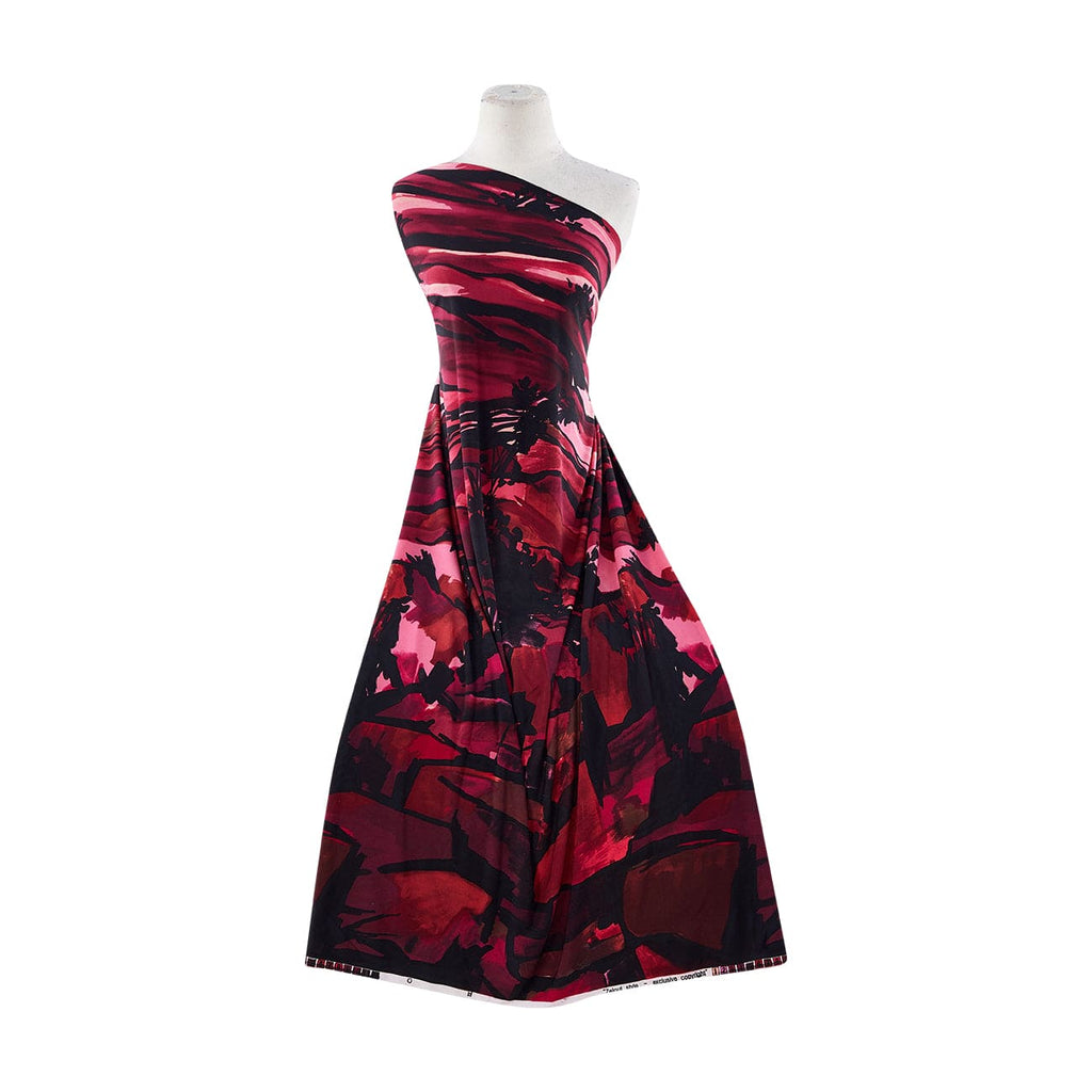 PRINT ON ITY  | 50007-1181 839 RED/BLACK - Zelouf Fabrics