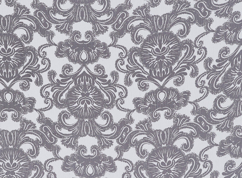 191 WHITE/BLACK | 50058-2222 - BAROQUE TWIN ON YORYU - Zelouf Fabrics