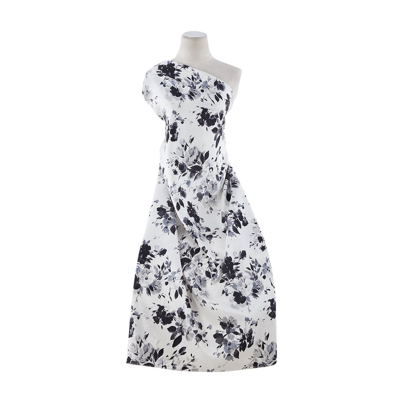 SHADOW FLORAL PRINT ON POLY SHANTUNG  | 50064-5724