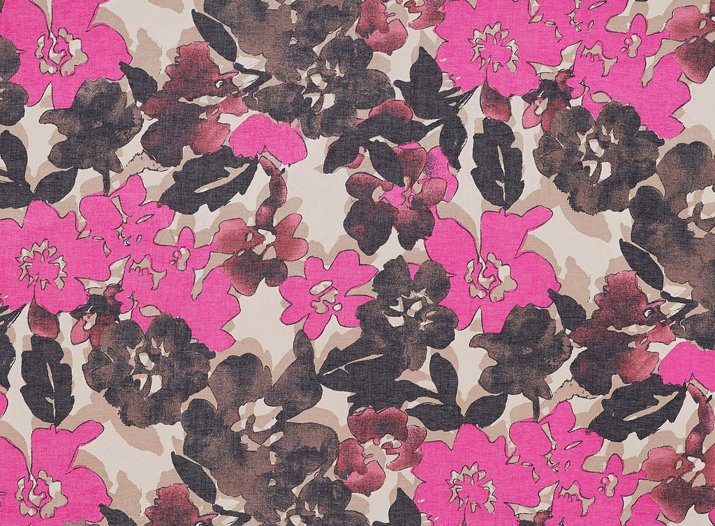 239 TAN/ROSE | 50101-5554 - SHADOW FLOWER ON LAWN - Zelouf Fabrics