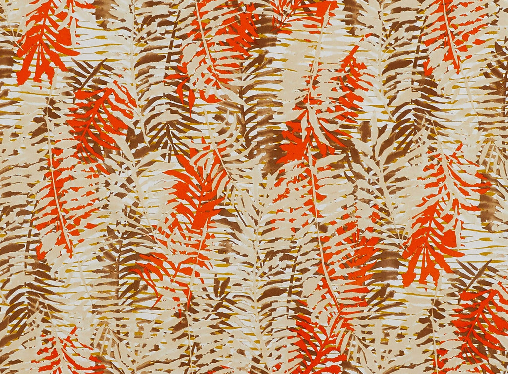 PALM TREE STRIPE ON STRETCH COTTON SATEEN  | 50104-5558  - Zelouf Fabrics