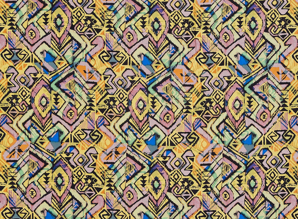 ETHNIC GEO ON CHALLIS  | 50176-3269  - Zelouf Fabrics