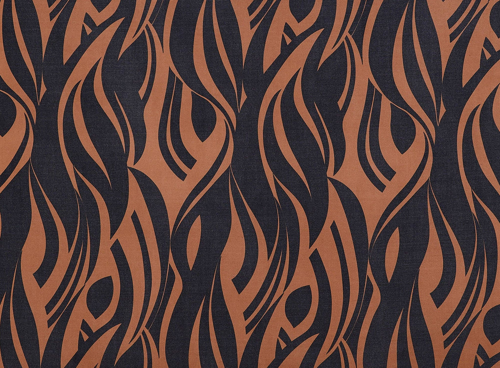 221 BROWN/BLK | 50221-1181 - THE WAVE ON ITY - Zelouf Fabrics