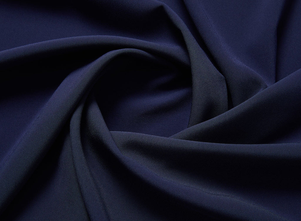 DYNASTY CREPE | 5041 444 NAVY - Zelouf Fabrics
