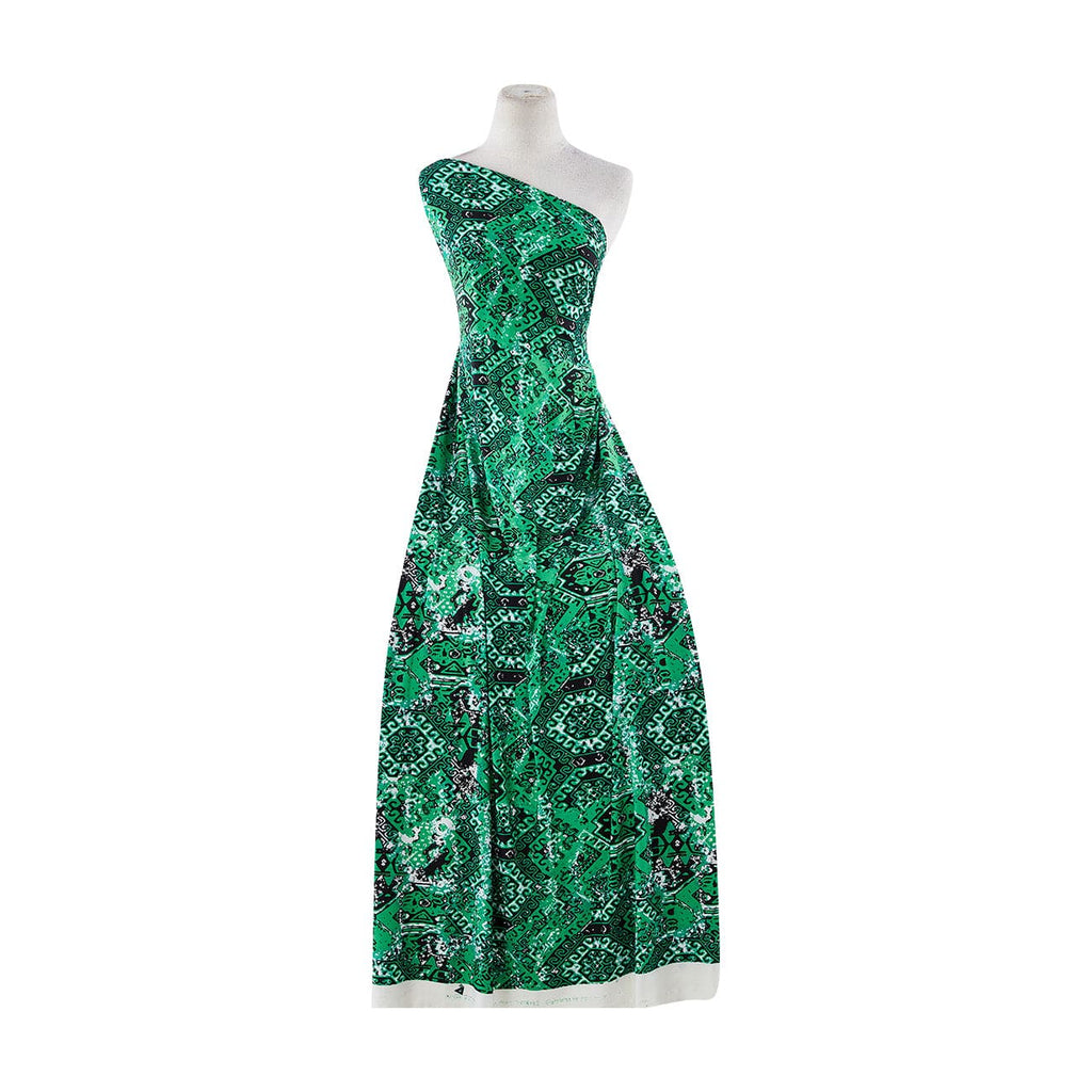 SALSA PRINT ON DTY  | 50441-1183 714 GREEN/NAVY - Zelouf Fabrics