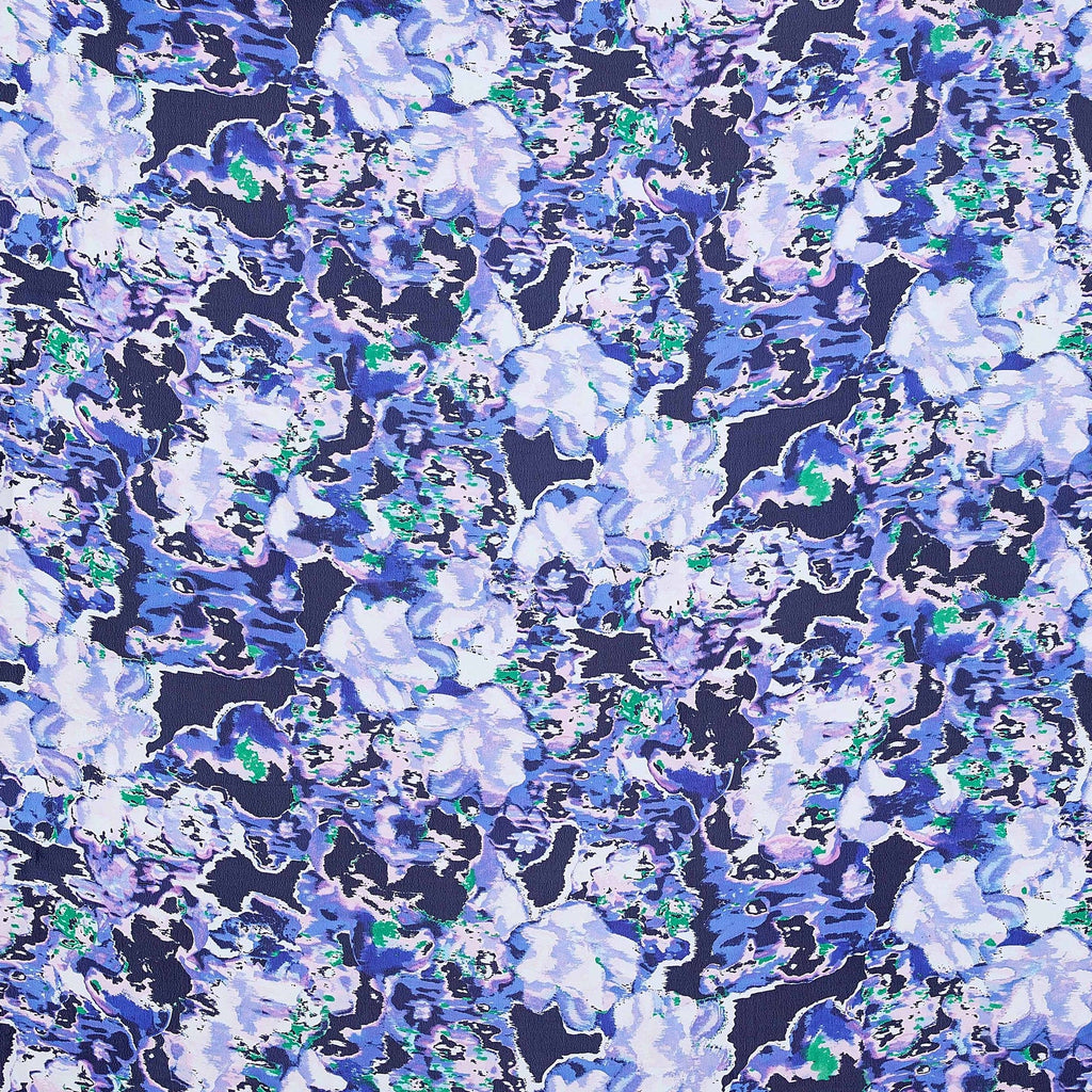 464 BLUE/ORCHID | 50626-3333 - ZS1401F PRINT HI MULTI CHIFFON - Zelouf Fabrics