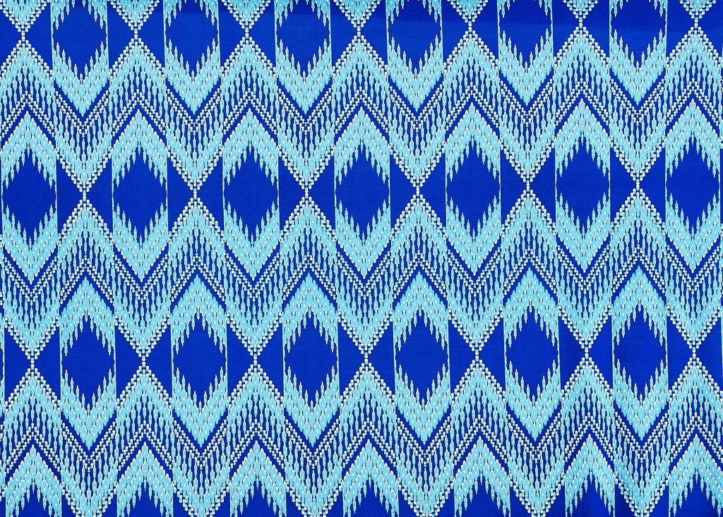 414 BLUE/TURQ | 50647-1181 - ZS1401FF PRINT ITY - Zelouf Fabrics