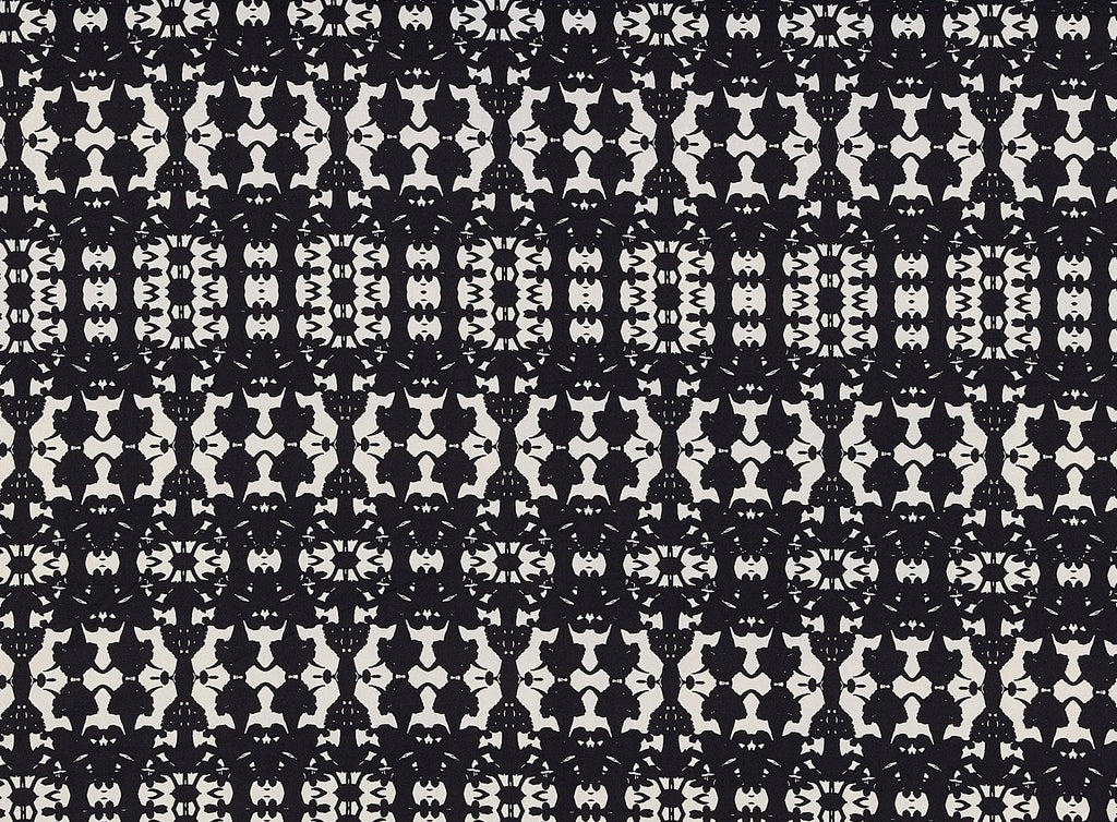 WOODCUT LACE BIADERE ON SCUBA  | 50651-3631  - Zelouf Fabrics