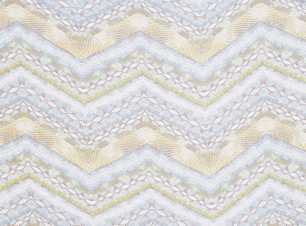 247 TEAL/OLIVE | 50708-4522 - LARGE SKIN CHEVRON ON SILKY TOUCH - Zelouf Fabrics
