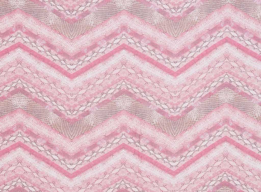 332 WINE/BROWN | 50708-4522 - LARGE SKIN CHEVRON ON SILKY TOUCH - Zelouf Fabrics