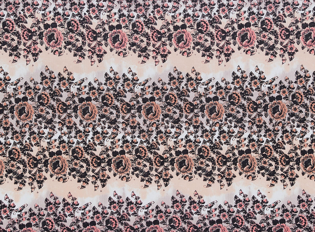 FLORAL BIADERE ON 4 SEASON KNIT  | 50735-2541  - Zelouf Fabrics