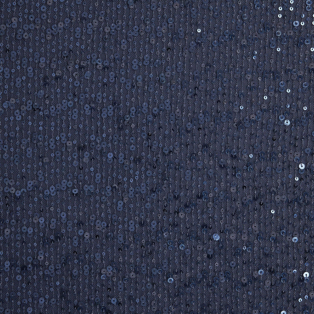 NAVY | D2431 - AMY ALL OVER SEQUINS - Zelouf Fabrics