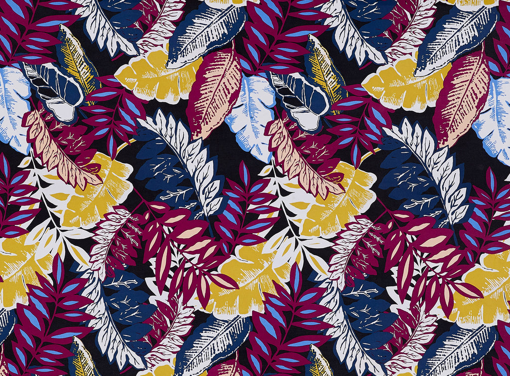 TROPICAL LEAVES ON ITY  | 50995-1181  - Zelouf Fabrics