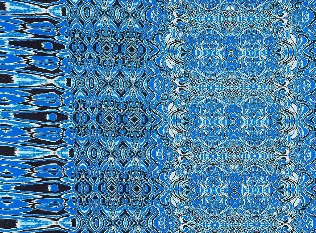 944 BLACK/BLUE | 51026-1181 - PRINT ON ITY - Zelouf Fabrics