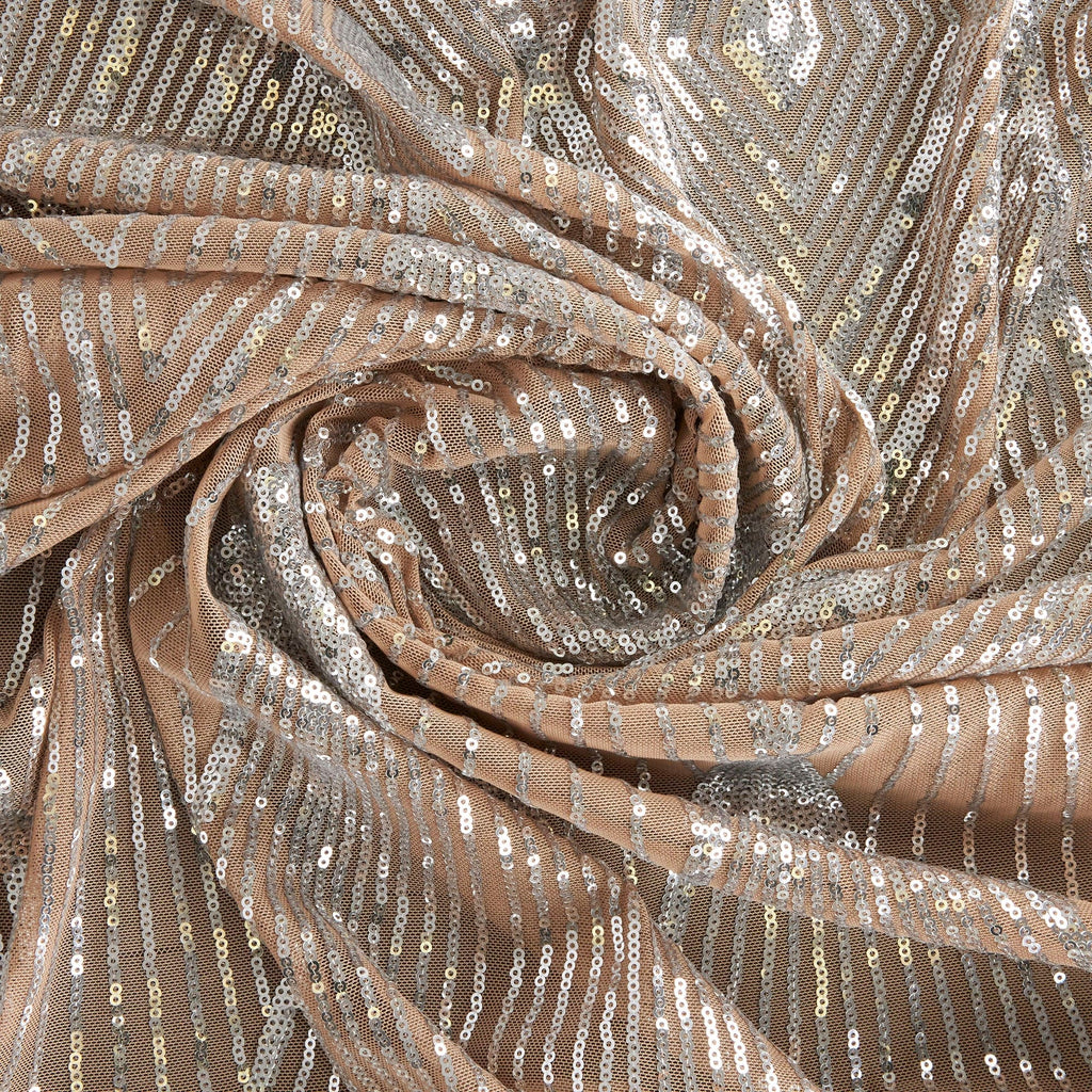 DIAMOND SEQUIN MESH  | 26347  - Zelouf Fabrics