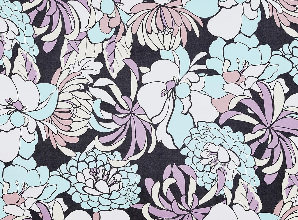 LARGE FLORAL ON ITY  | 51121-1181  - Zelouf Fabrics