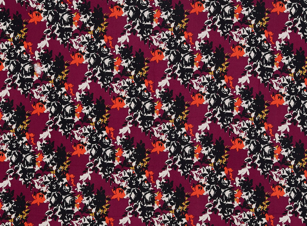 PRINT ON BELLE CREPE  | 51217-1323  - Zelouf Fabrics