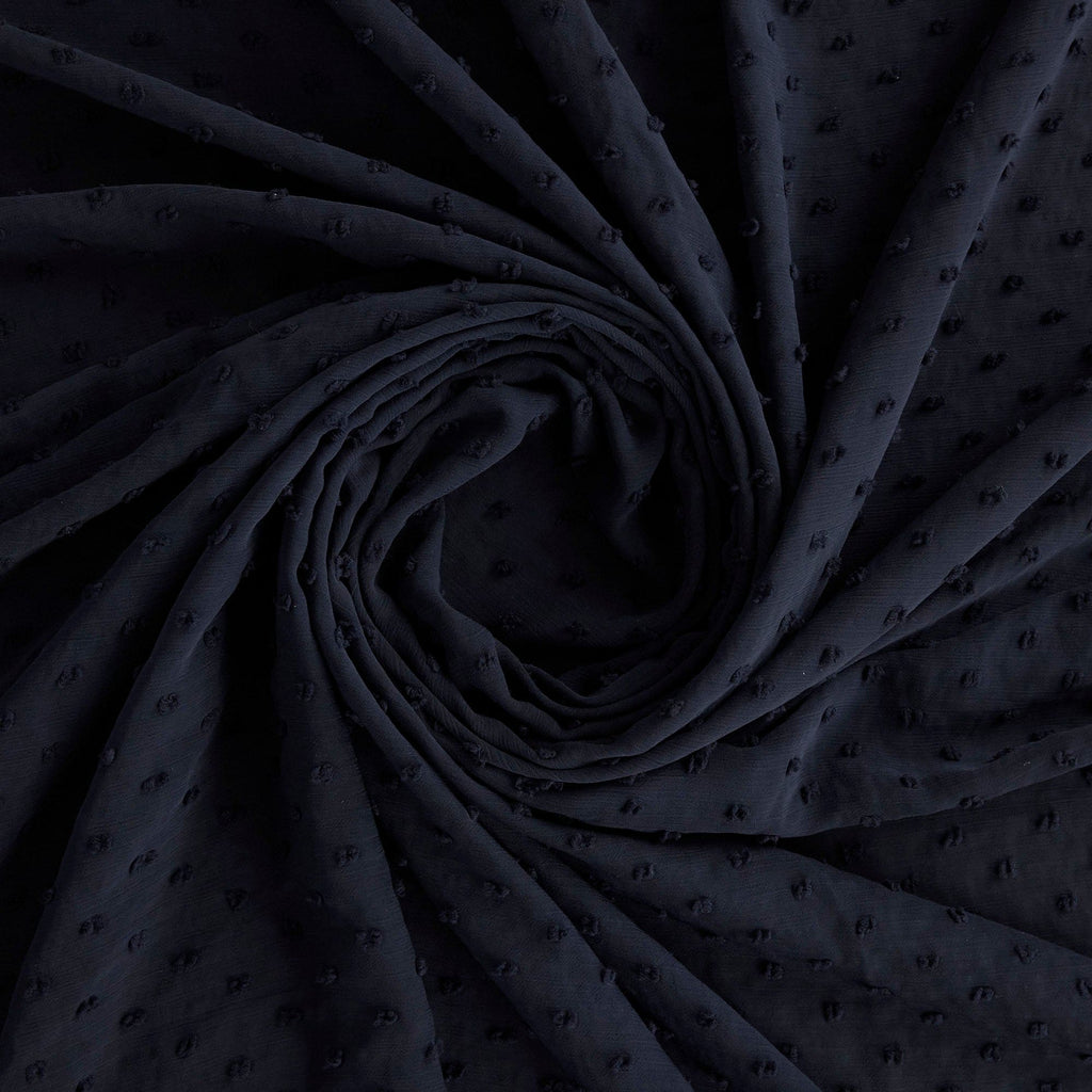 NAVY | 26491 - ROXANNE YORYU CLIP DOT - Zelouf Fabrics