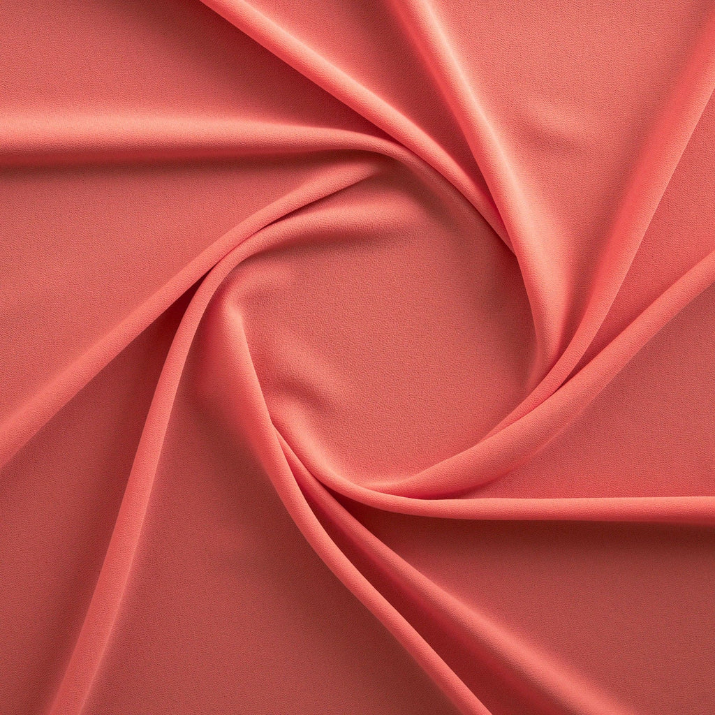 SOUFFLE CREPE CHIFFON | 5200 GUAVA - Zelouf Fabrics