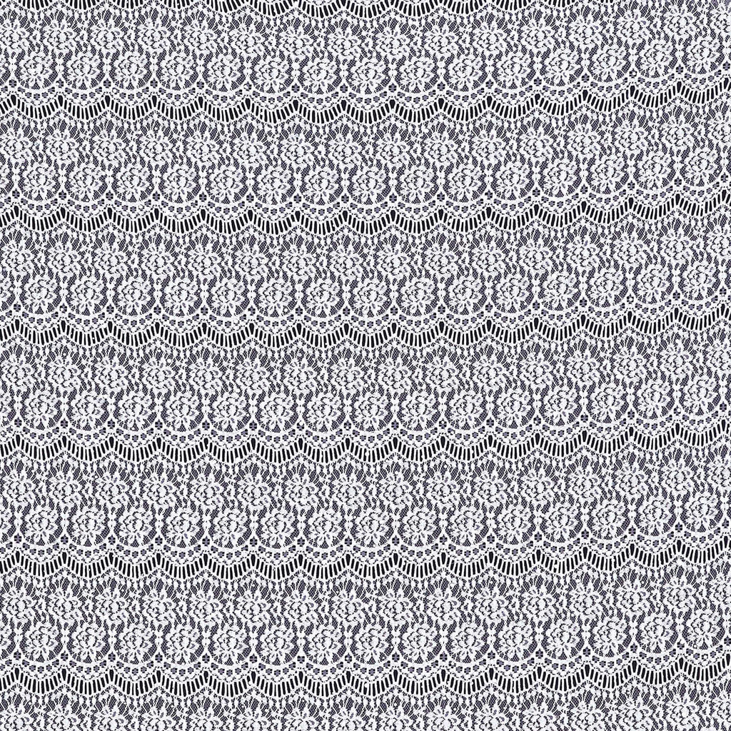 SILVER IVORY/SIL | 5202 - CROCHET LACE WITH TRANS - Zelouf Fabrics